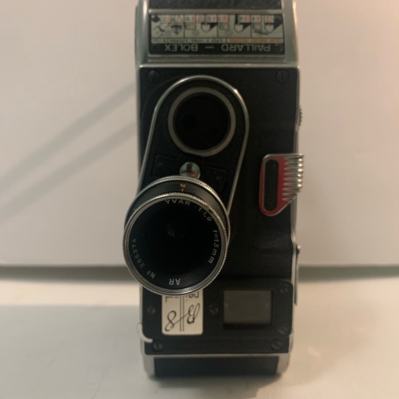 Vintage 1950's Paillard Bolex Movie Camera w Yvar 1:1.9 F 13mm lens - Picture 7 of 7